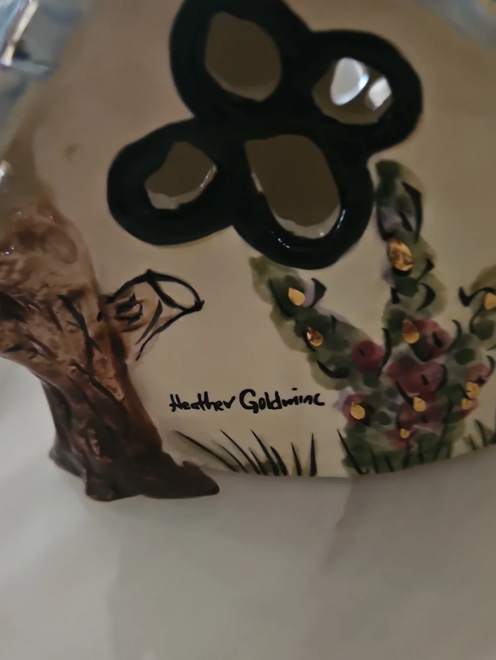 Blue Sky Clayworks KITTYS TREE HOUSE 2002 put Candle Under Heather Goldminc